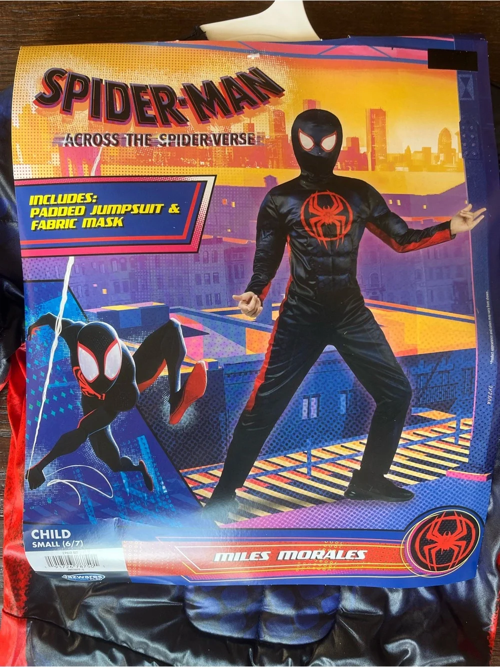 Marvel Miles Morales Spider-Man Costume - Black & Red